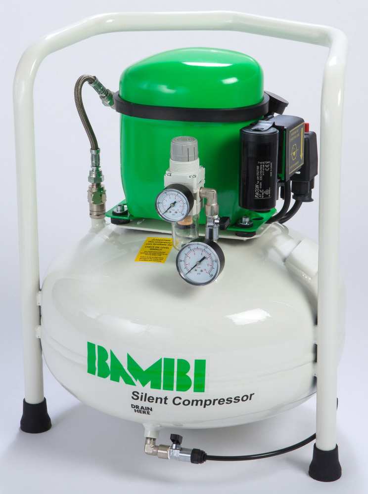 Midlands UK supplier and authorised distributor of the Bambi BB24V air compressor range