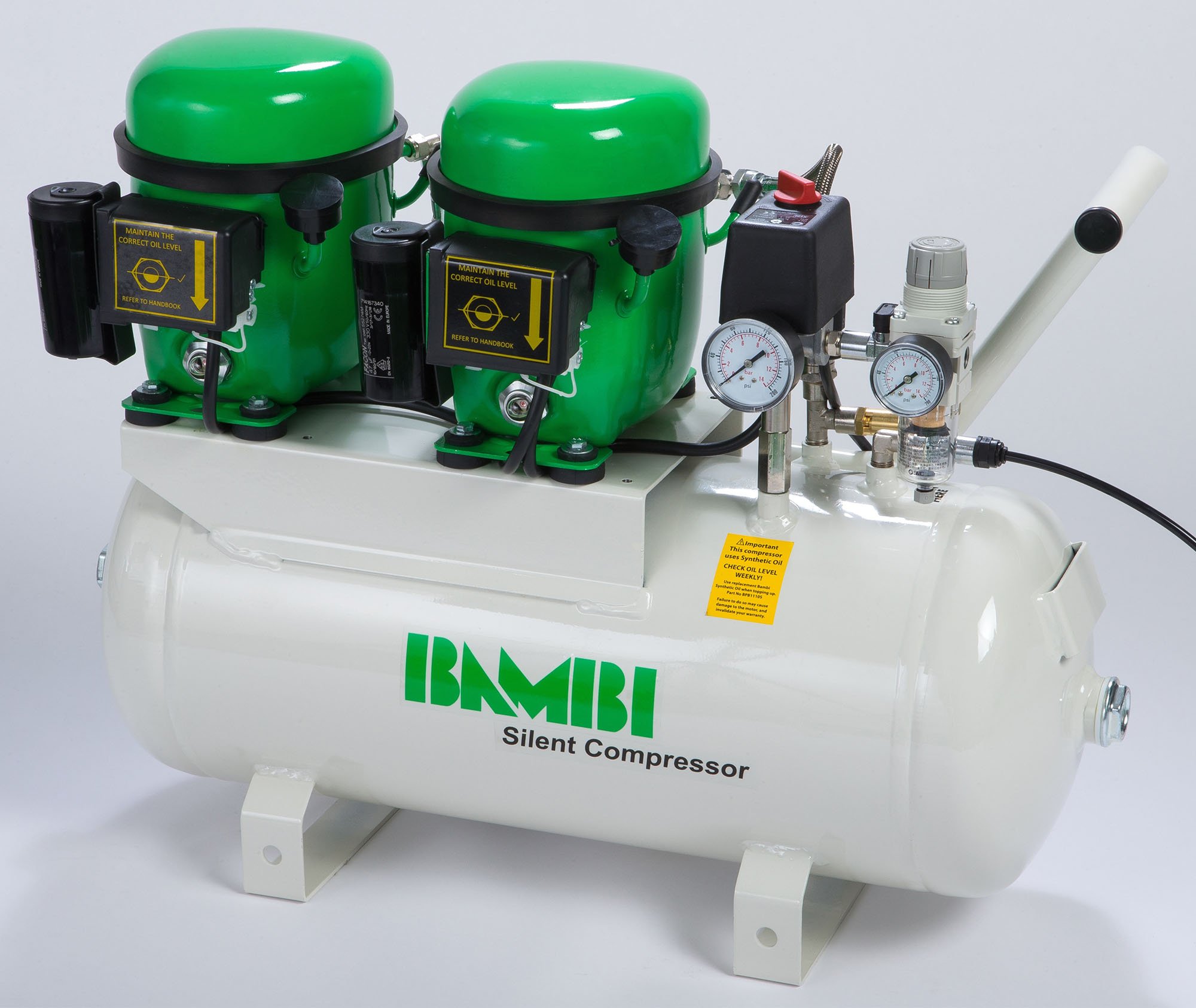 Midlands UK supplier of Bambi BB24D air compressor