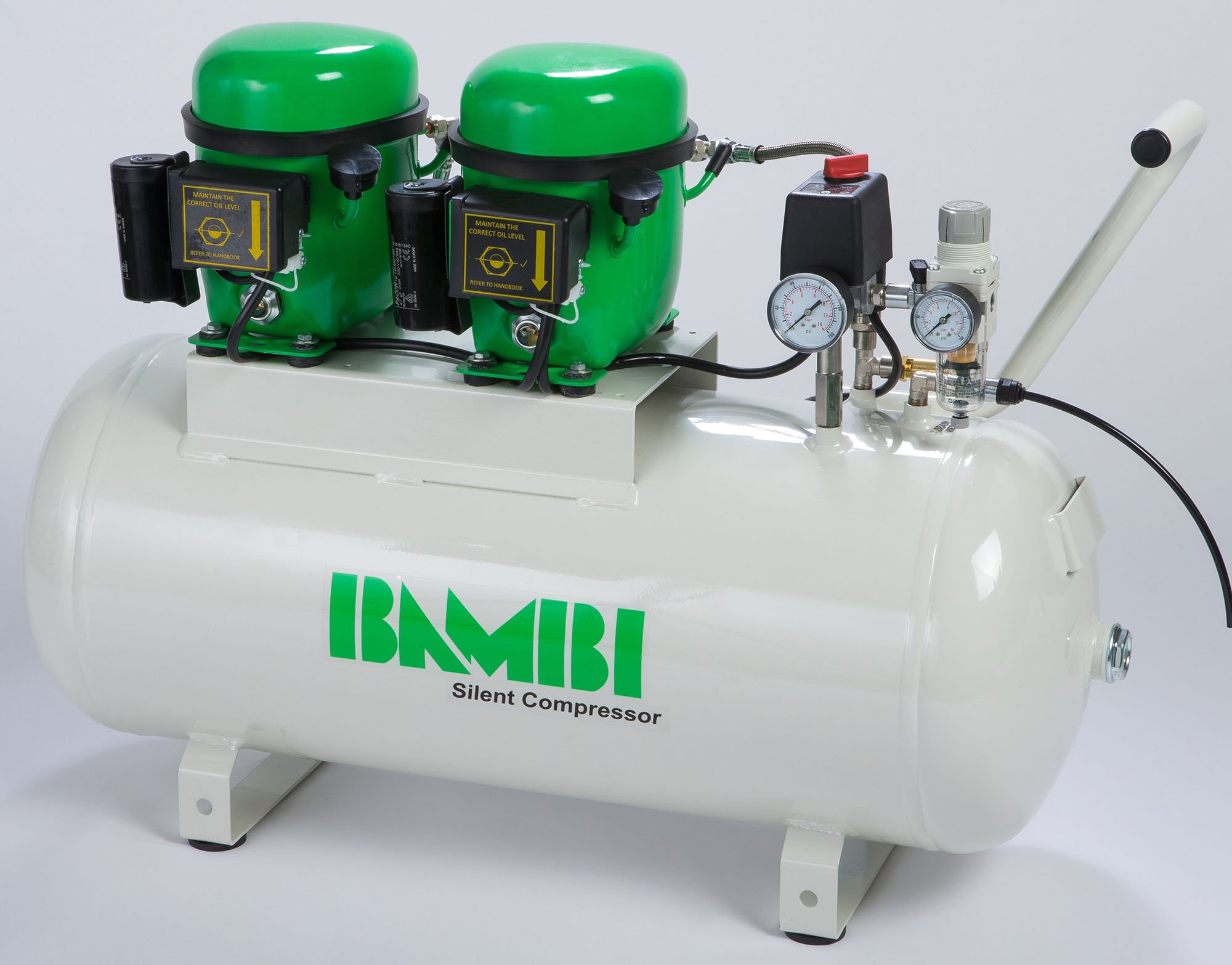 Midlands UK supplier of Bambi BB50D air compressor