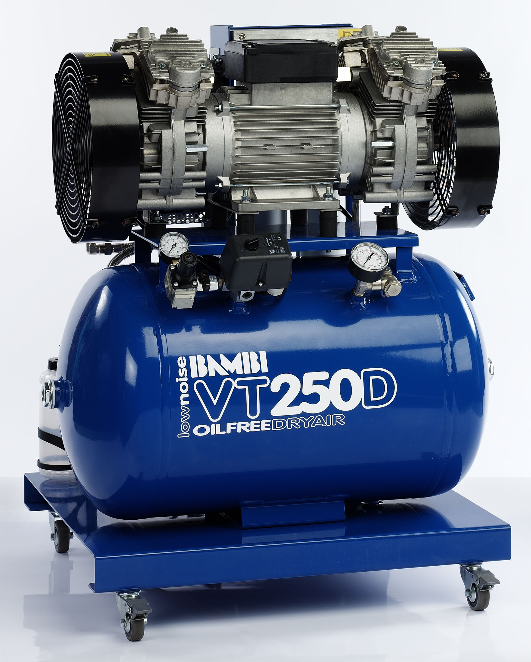 Midlands UK supplier of Bambi VT250D air compressor