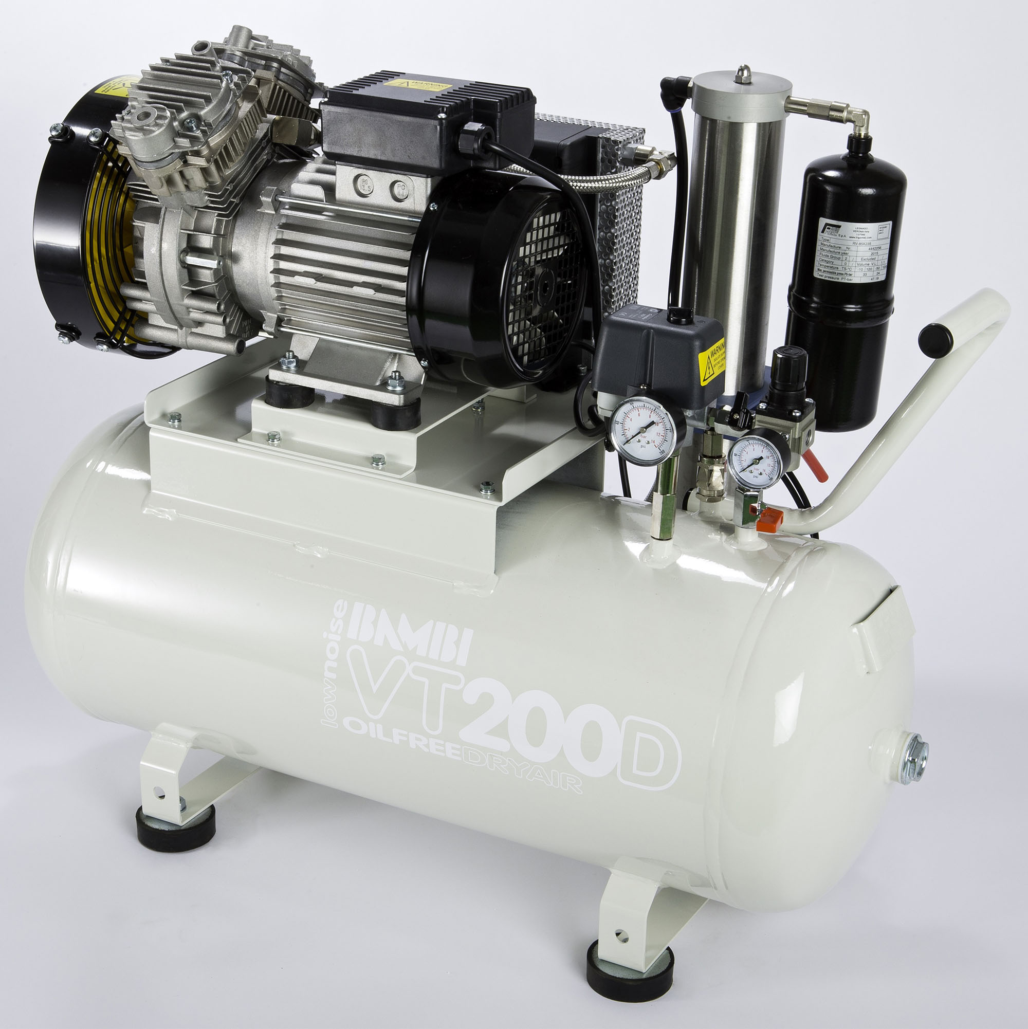 Midlands UK supplier of Bambi VTH200D air compressor