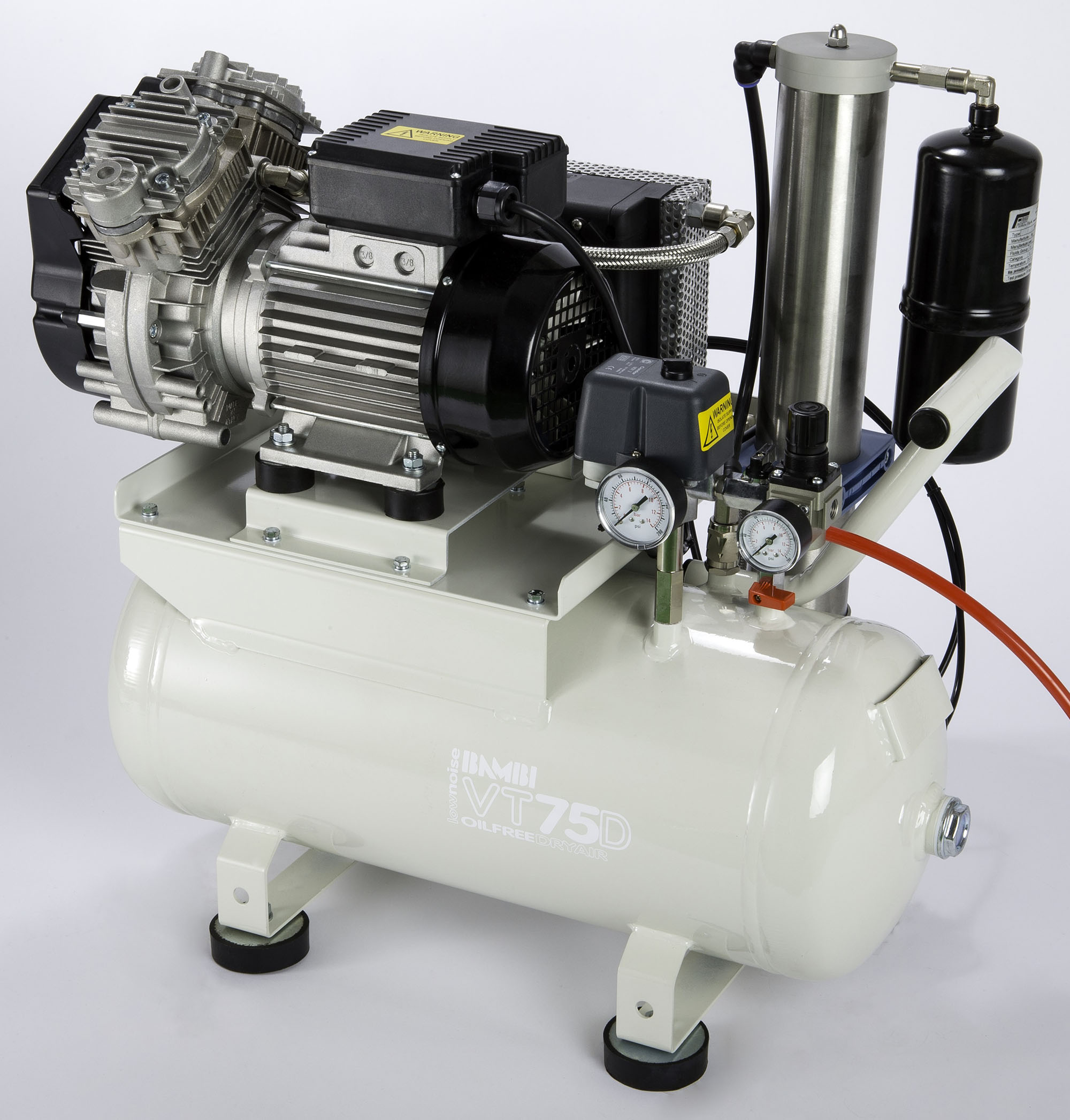 Midlands UK supplier of Bambi VTH75D air compressor