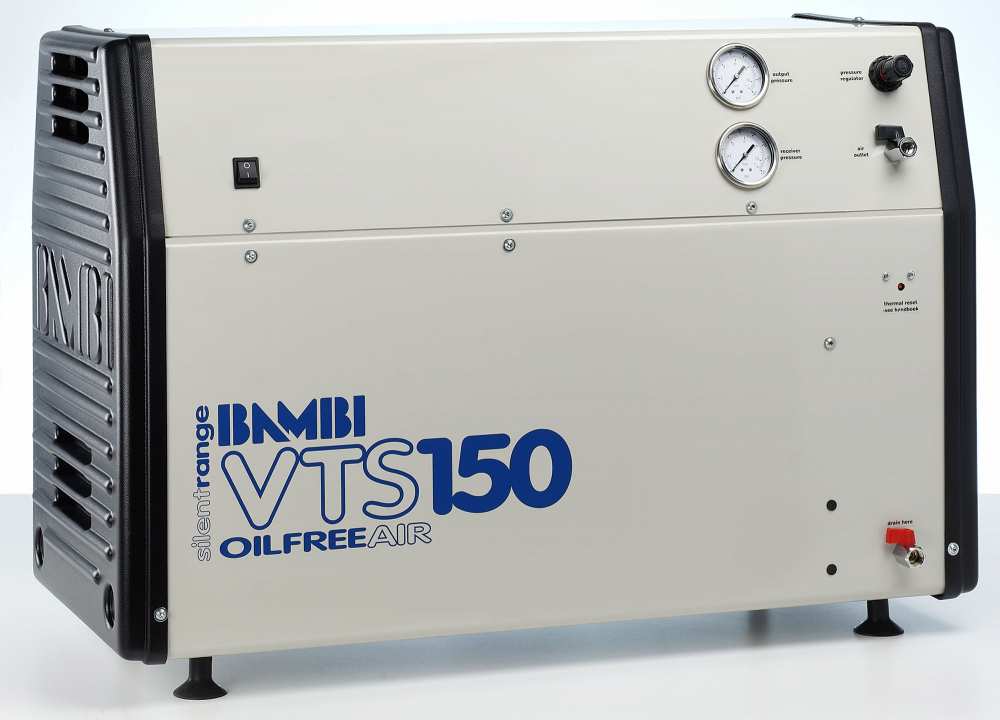 Midlands UK supplier and authorised distributor of the Bambi VTS150 air compressor range