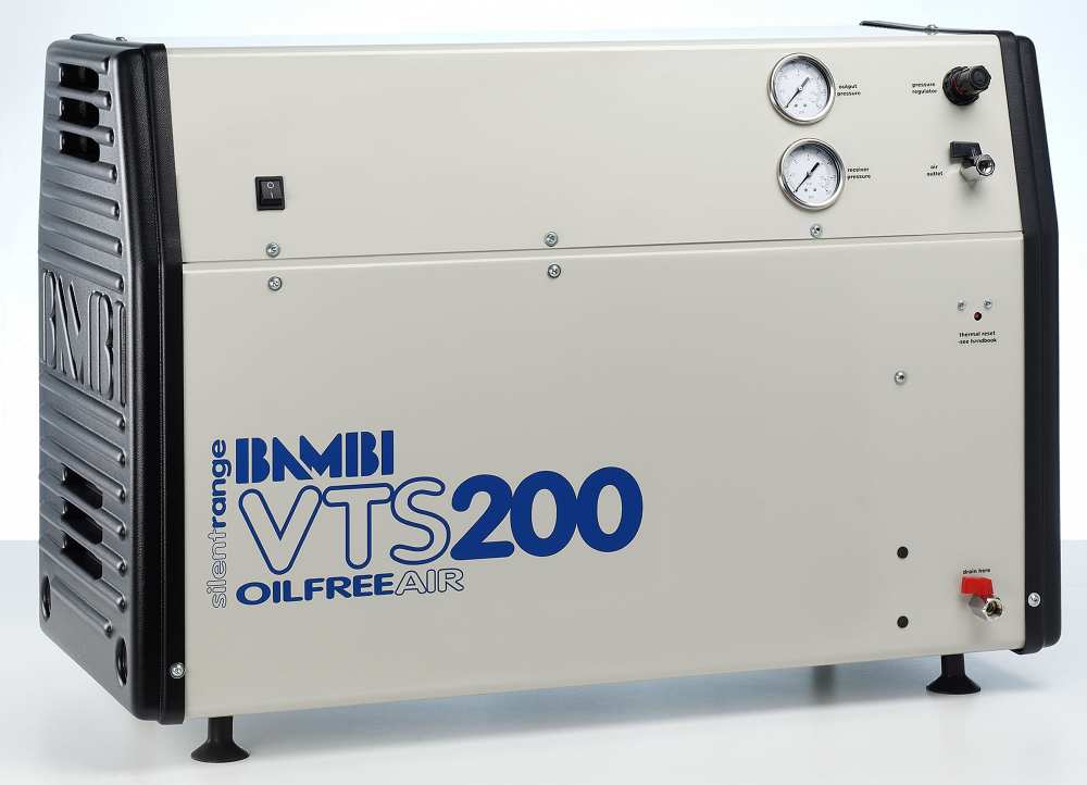 Midlands UK supplier and authorised distributor of the Bambi VTS200 air compressor range