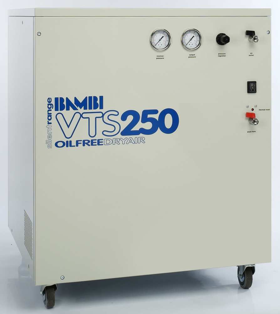 Midlands UK supplier and authorised distributor of the Bambi VTS250 air compressor range