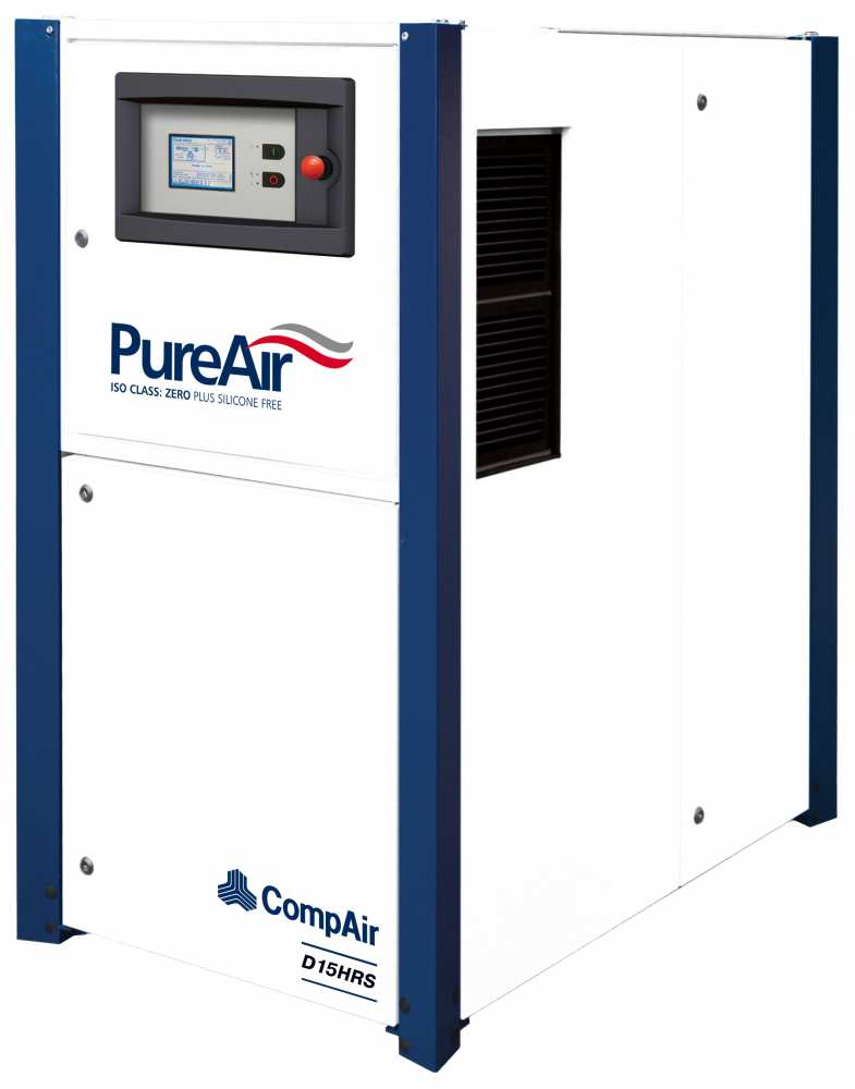 Midlands UK supplier and authorised distributor of the CompAir D15HRS air compressor range