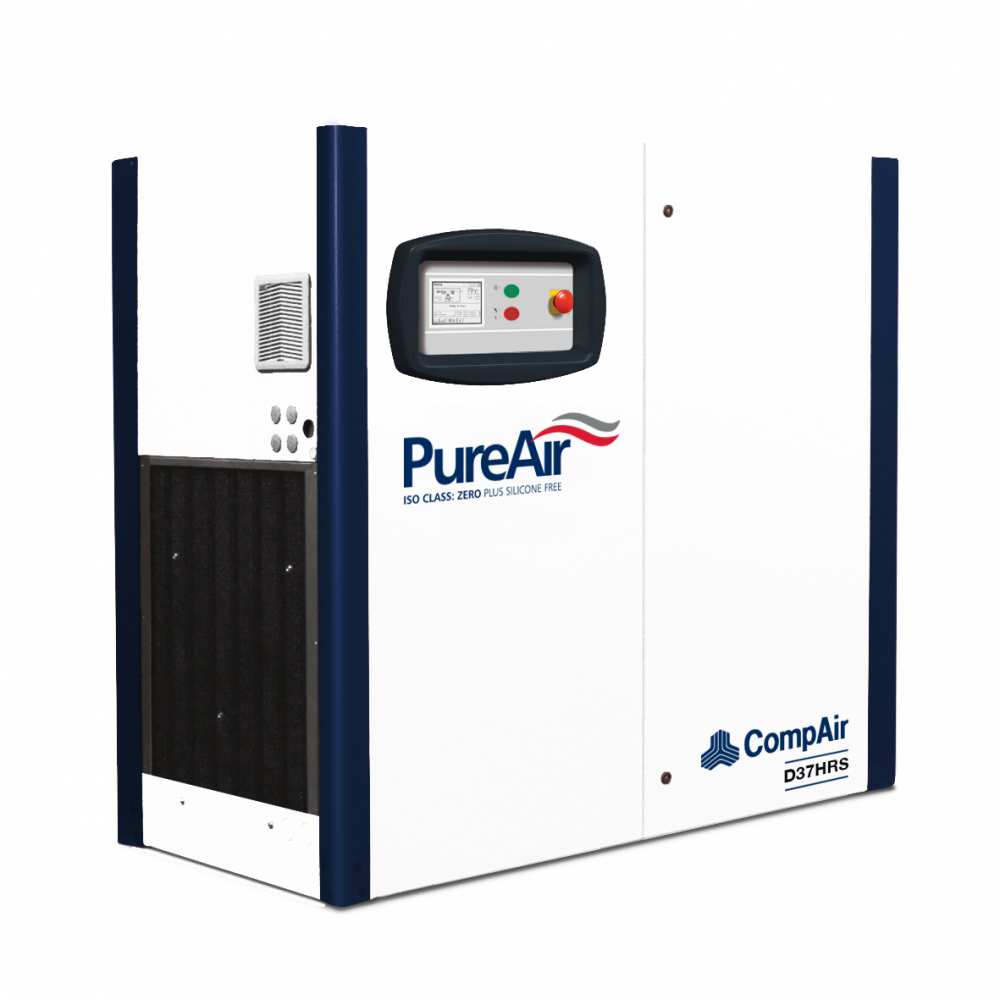 Midlands UK supplier and authorised distributor of the CompAir D37HRS air compressor range