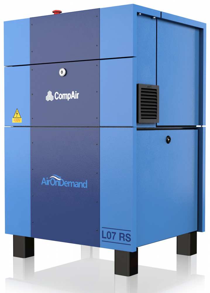 Midlands UK supplier and authorised distributor of the CompAir L07RS air compressor range