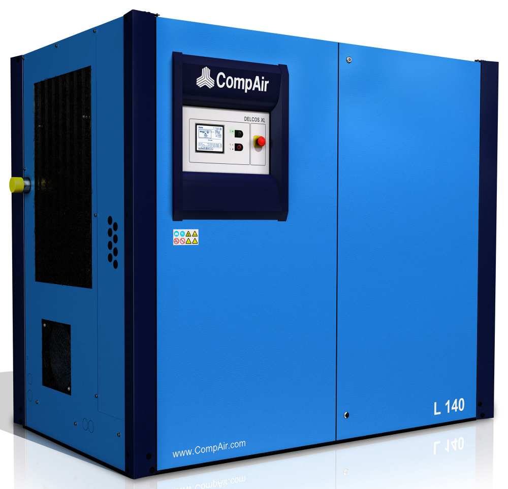 Midlands UK supplier and authorised distributor of the CompAir L140 air compressor range