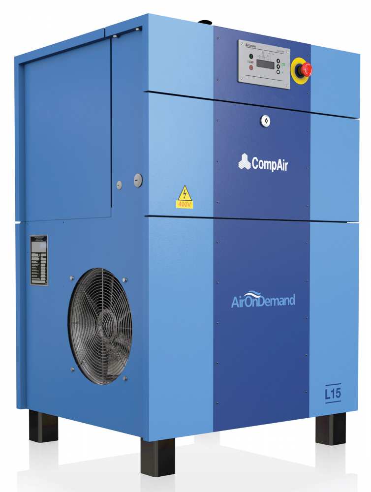 Midlands UK supplier and authorised distributor of the CompAir L15 air compressor range