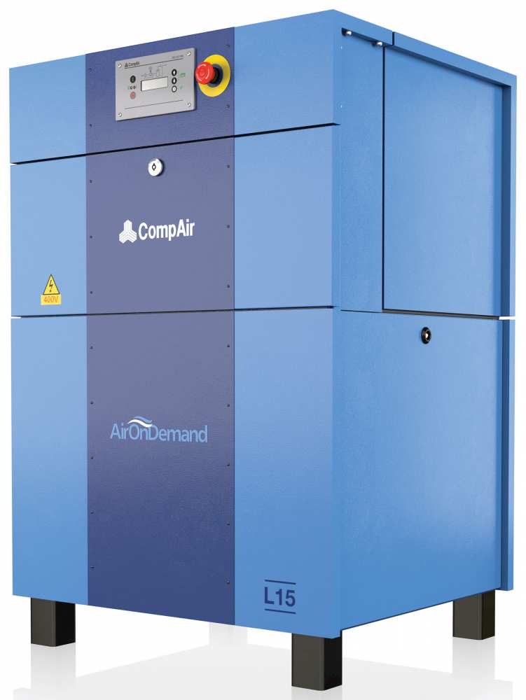 Midlands UK supplier and authorised distributor of the CompAir L15 air compressor range