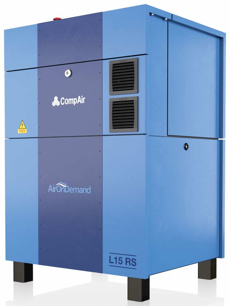 Midlands UK supplier and authorised distributor of the CompAir L15RS air compressor range