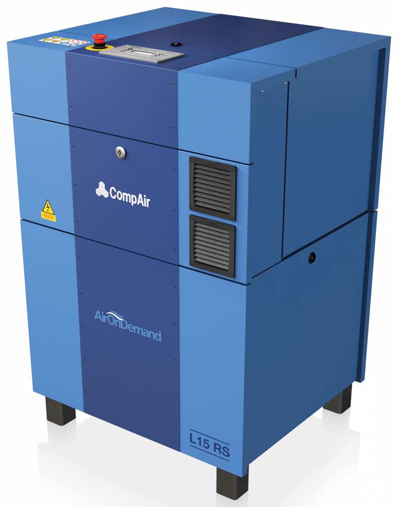 Midlands UK supplier and authorised distributor of the CompAir L15RS air compressor range