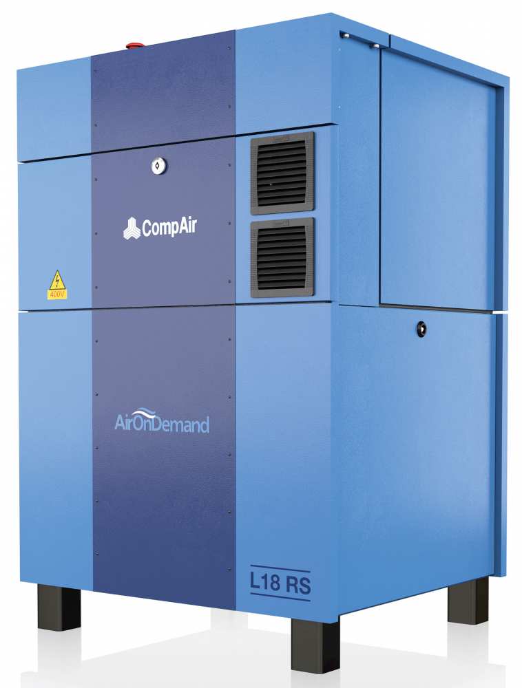 Midlands UK supplier and authorised distributor of the CompAir L18RS air compressor range