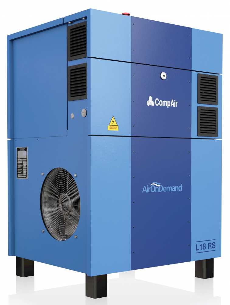 Midlands UK supplier and authorised distributor of the CompAir L18RS air compressor range