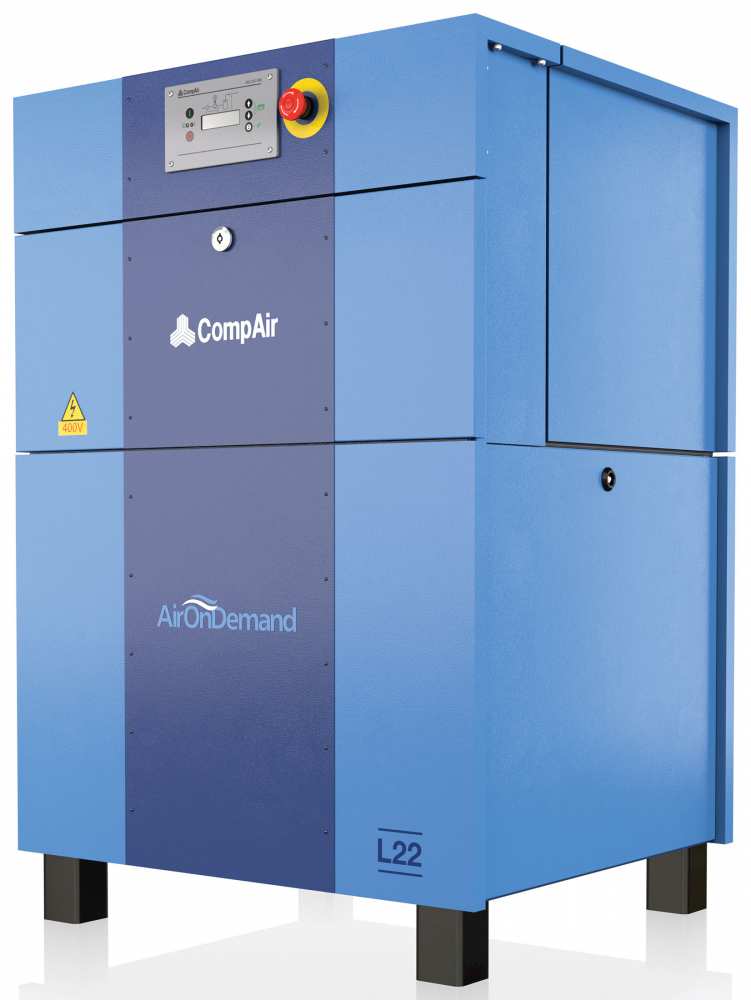 Midlands UK supplier and authorised distributor of the CompAir L22 air compressor range