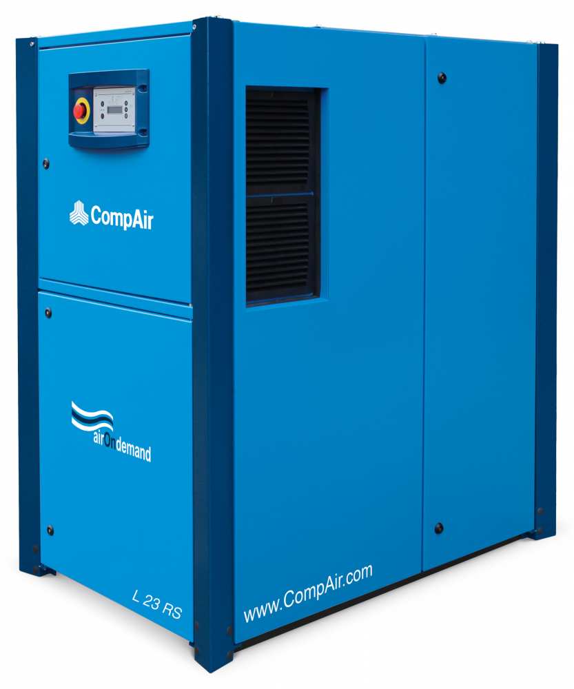 Midlands UK supplier and authorised distributor of the CompAir L23RS air compressor range