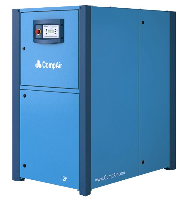 Midlands UK supplier and authorised distributor of the CompAir L26 air compressor range