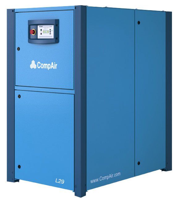 Midlands UK supplier and authorised distributor of the CompAir L29 air compressor range