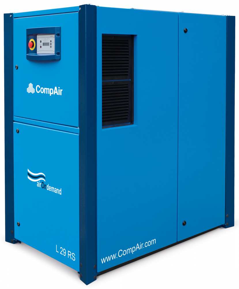 Midlands UK supplier and authorised distributor of the CompAir L29RS air compressor range