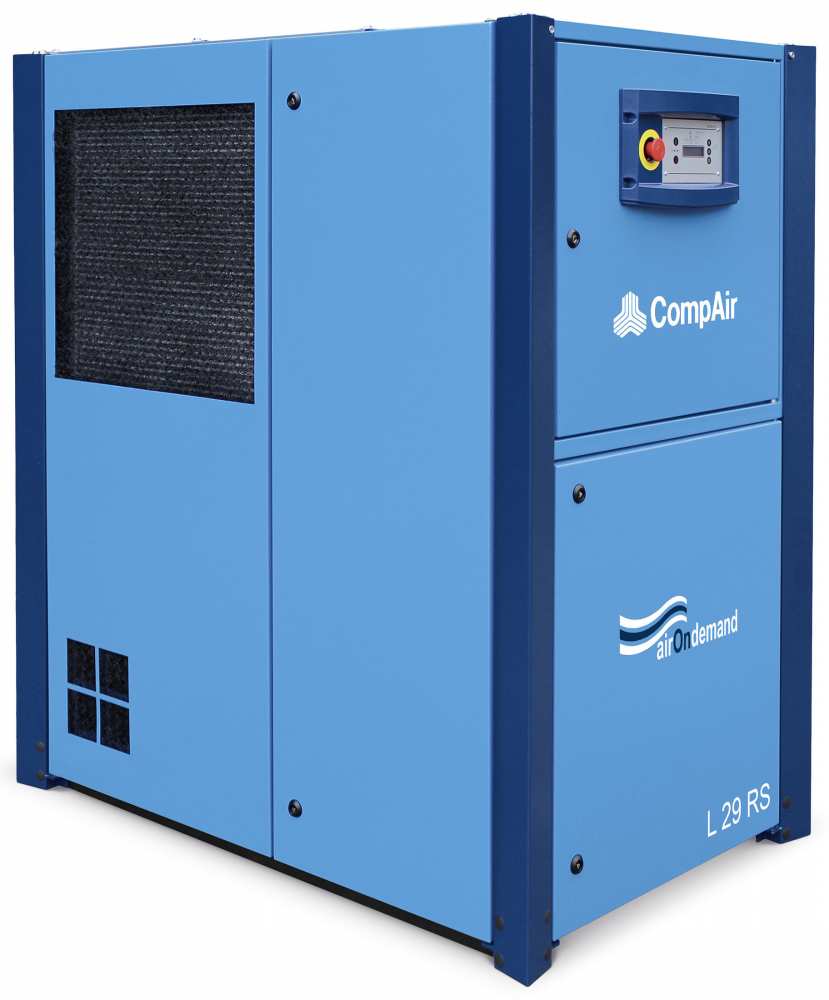 Midlands UK supplier and authorised distributor of the CompAir L29RS air compressor range