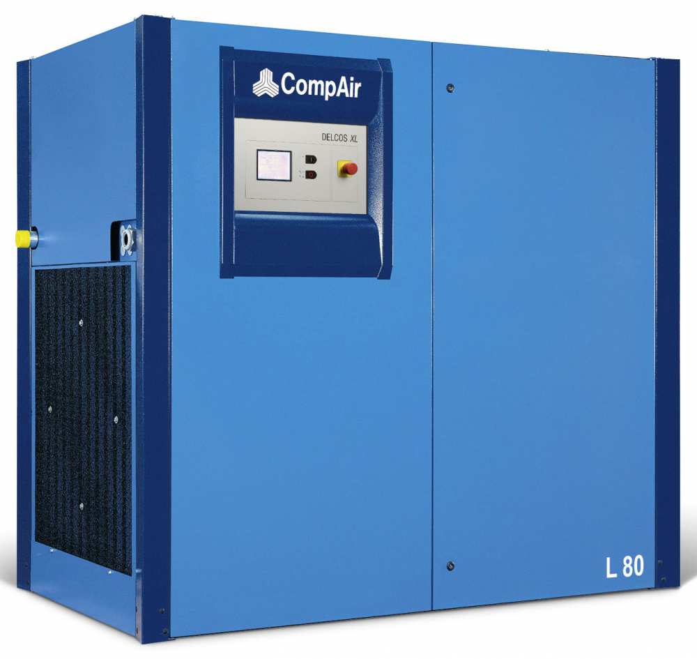 Midlands UK supplier and authorised distributor of the CompAir L80 air compressor range