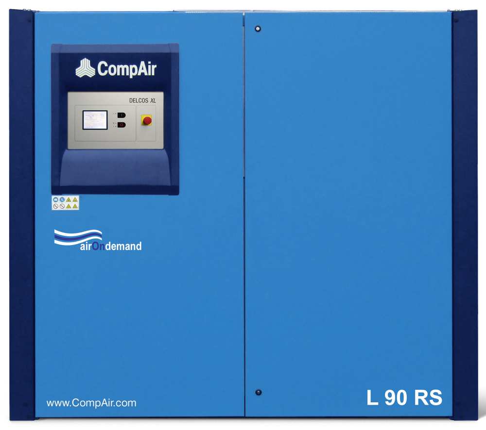 Midlands UK supplier and authorised distributor of the CompAir L90RS air compressor range