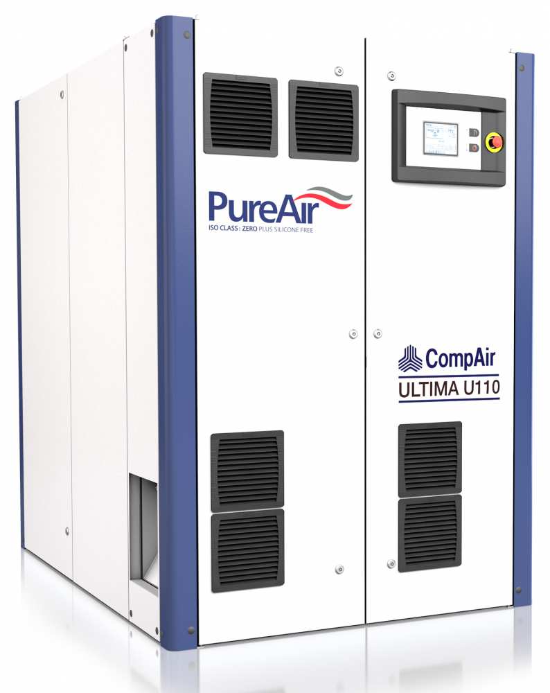 Midlands UK supplier and authorised distributor of the CompAir U110 air compressor range