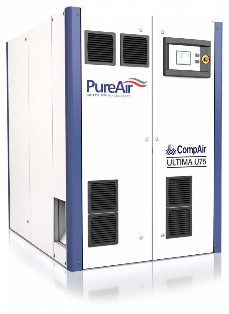 Midlands UK supplier and authorised distributor of the CompAir U75 air compressor range