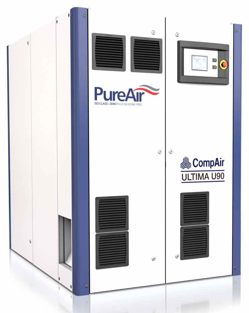 Midlands UK supplier and authorised distributor of the CompAir U90 air compressor range