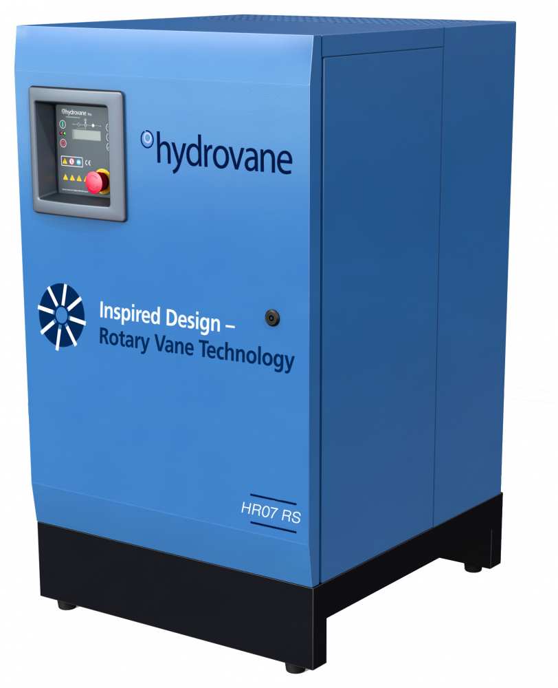 Midlands UK supplier and authorised distributor of the Hydrovane HR07RS air compressor range