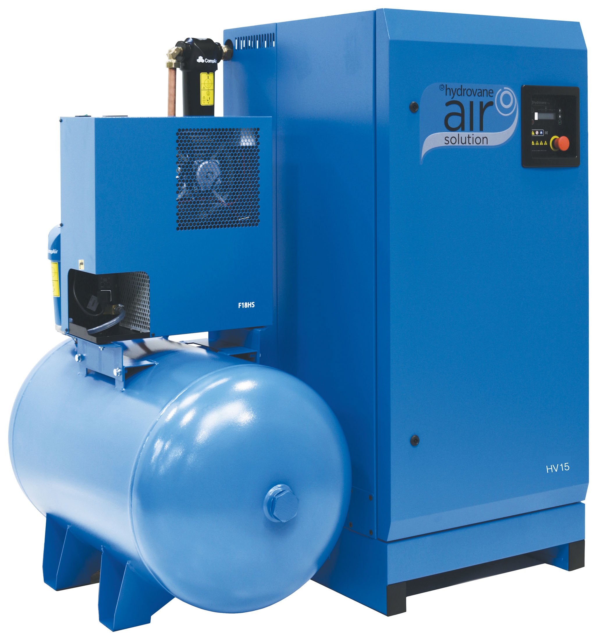 Midlands UK supplier of Hydrovane HV15AERD air compressor