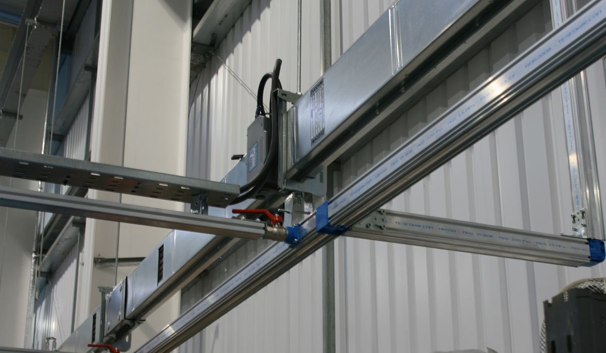 TESEO Pipework Installation on industrial production line