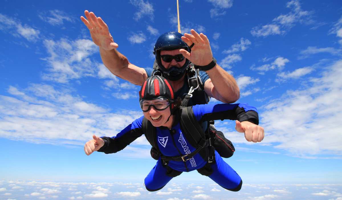 We skydived for Alzheimer’s Society