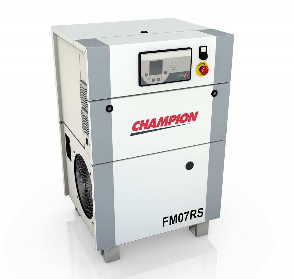 Midlands UK supplier and authorised distributor of the Champion FM7RS air compressor range