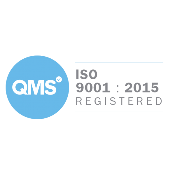 ISO 9001:2015 accredited