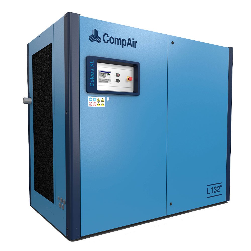 Midlands UK supplier and authorised distributor of the CompAir L132e air compressor range