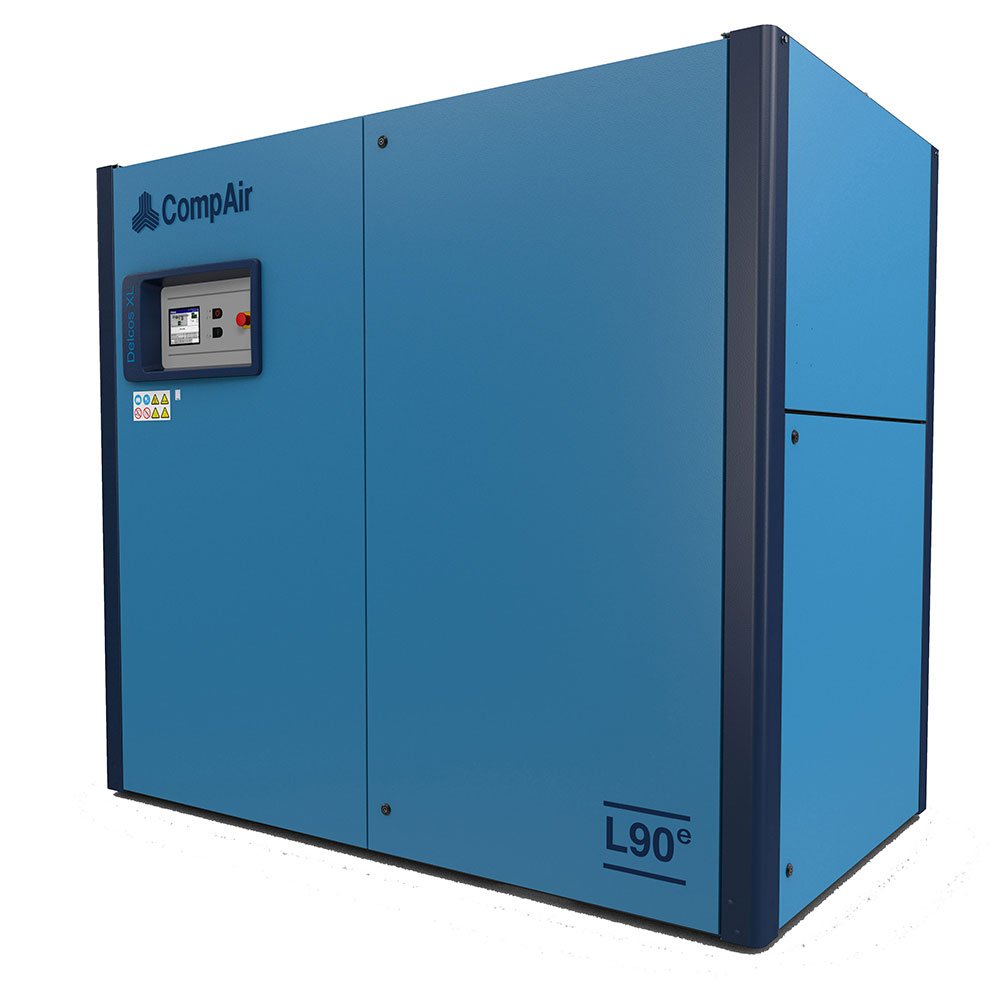 Midlands UK supplier and authorised distributor of the CompAir L90e air compressor range